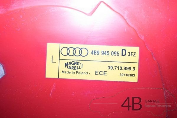 Audi, A6, 4B, C5, Rücklicht, Rückleuchte, Hinten, Links, Avant
